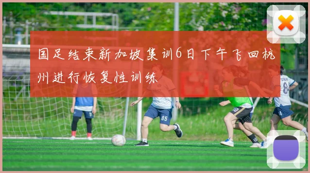 国足结束新加坡集训6日下午飞回杭州进行恢复性训练